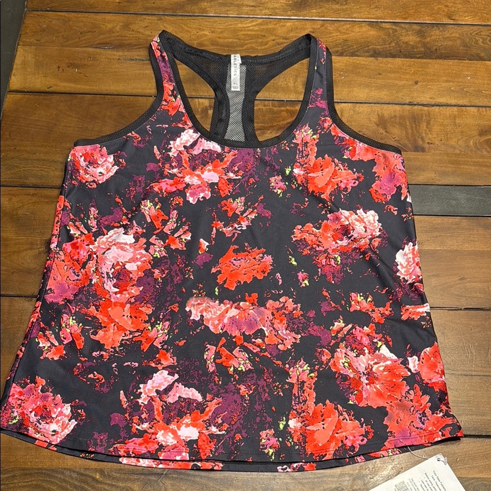 NWT Fabletics Floral Racerback Tank Top